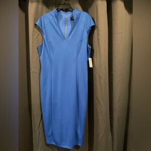Alexia Admor Vibrant Blue Cap Sleeve Midi Dress.  Size XXL